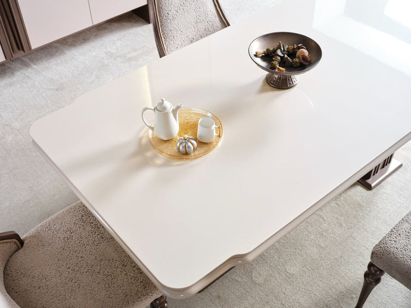 Nirvana Kanss 130" Wide 12 Person Dining Table