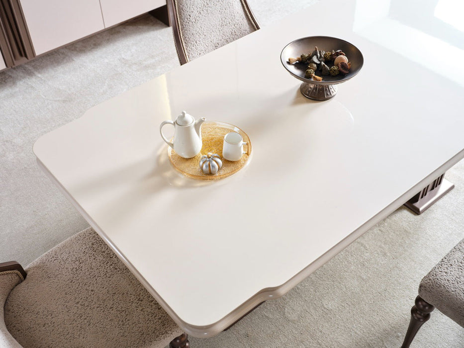 Nirvana Kanss 94" Wide 8 Person Dining Table