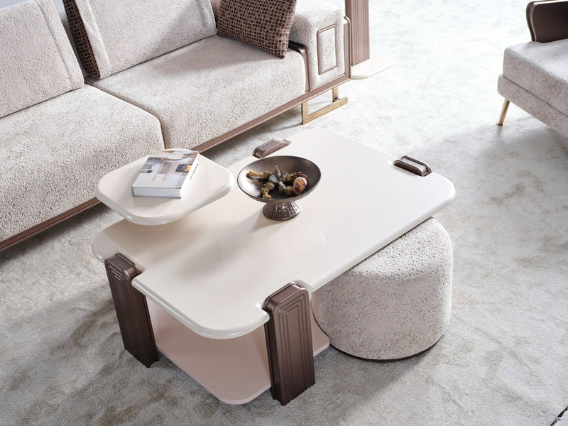 Nirvana Kanss 3 Piece Coffee Table Set