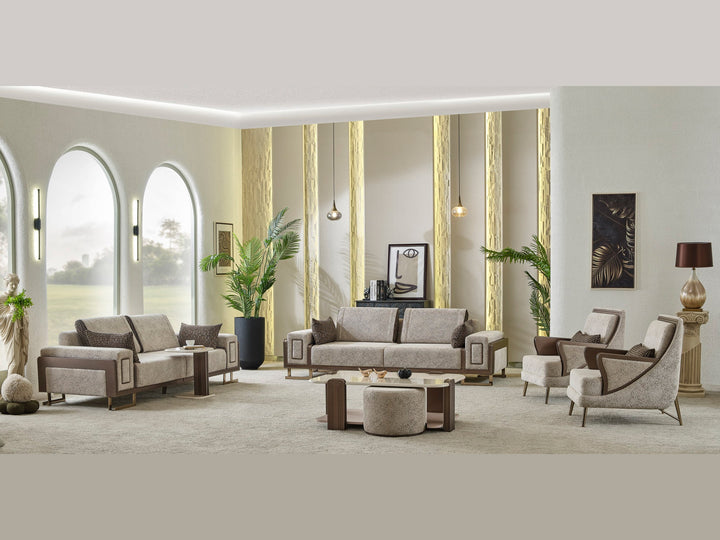 Nirvana Furnia 100" Wide 4 Seater Sofa