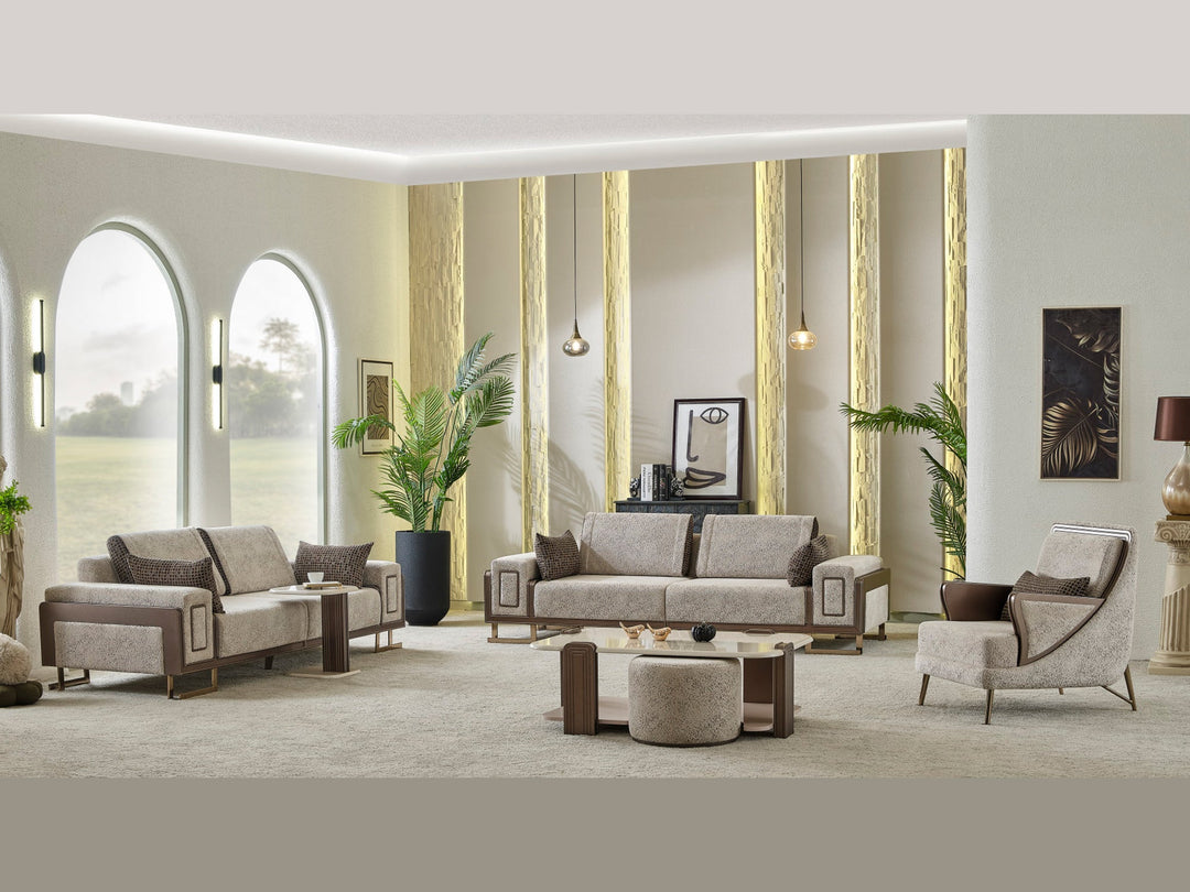 Nirvana Furnia 100" Wide 4 Seater Sofa