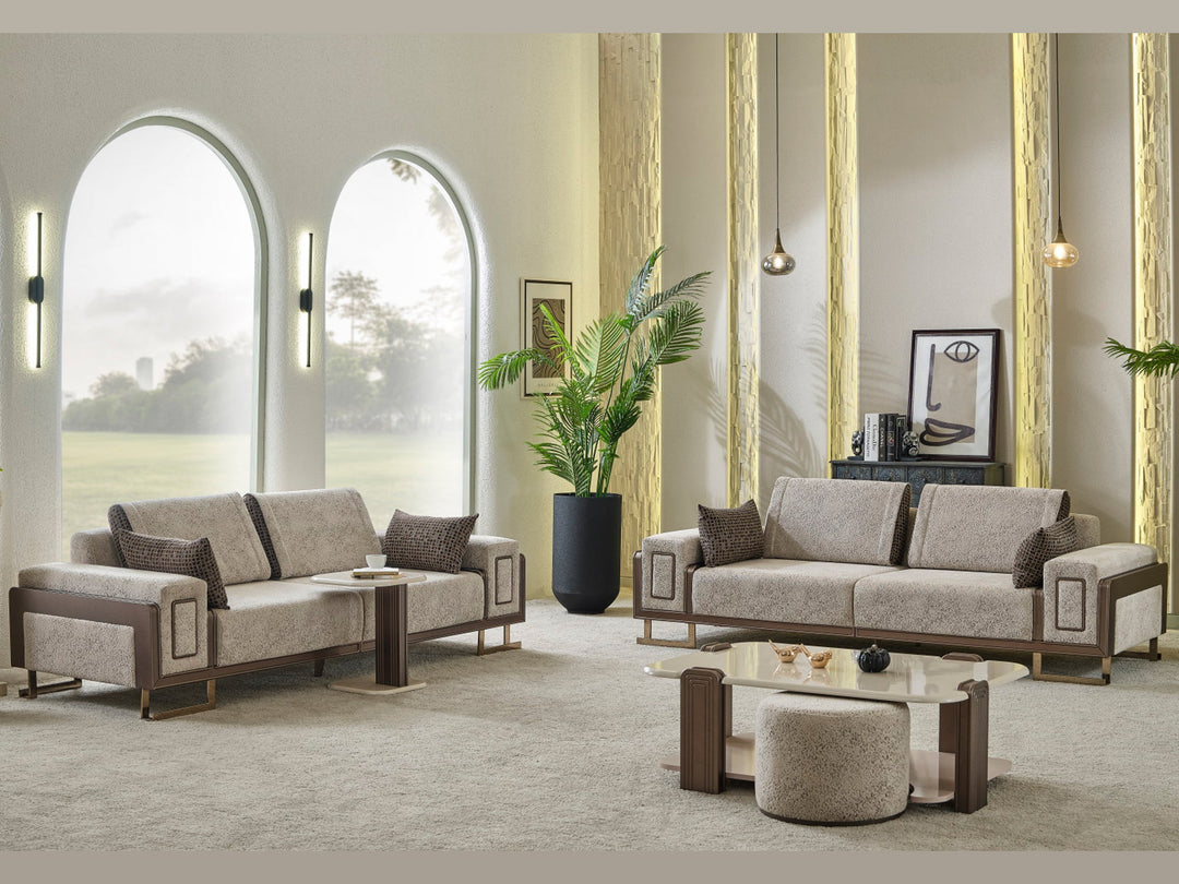 Nirvana Furnia 100" Wide 4 Seater Sofa