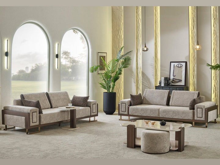 Nirvana Furnia 100" Wide 4 Seater Sofa