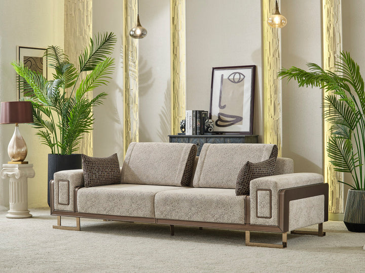 Nirvana Furnia 100" Wide 4 Seater Sofa