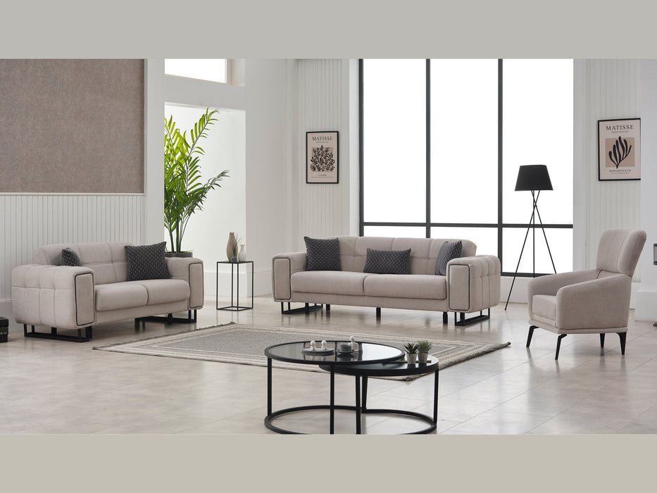 Nero Sim 71" Wide Convertible Loveseat