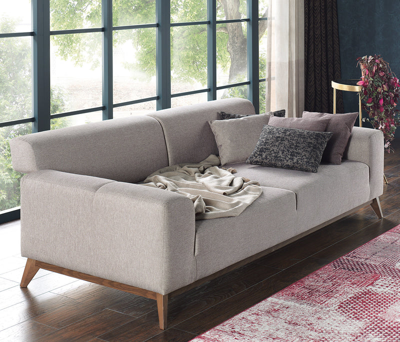 Netha Cream Sofa (Enza)