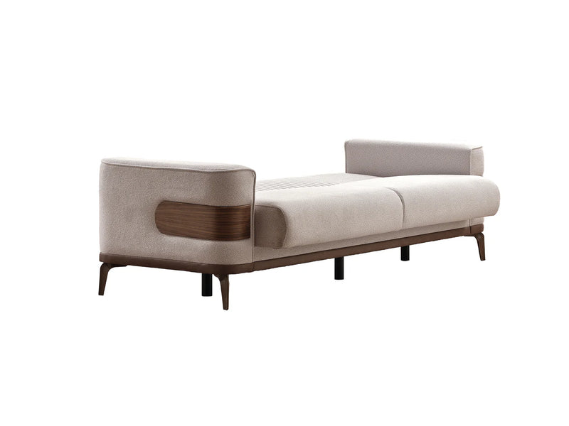 New Mood 3-pieces (Sofa & Loveseat & Chair) Livingroom Set Cream