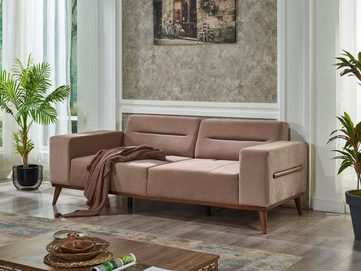 Odesa 91" Wide Square Arm Extendable Sofa