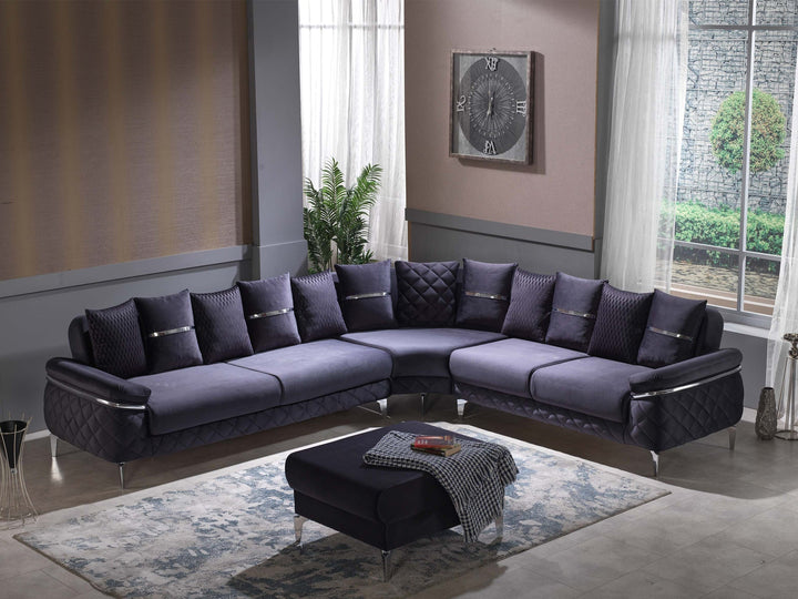 Orlando 127" / 112" Wide Convertible Sectional