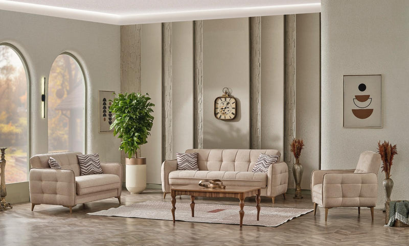 Perla Beige Sofa