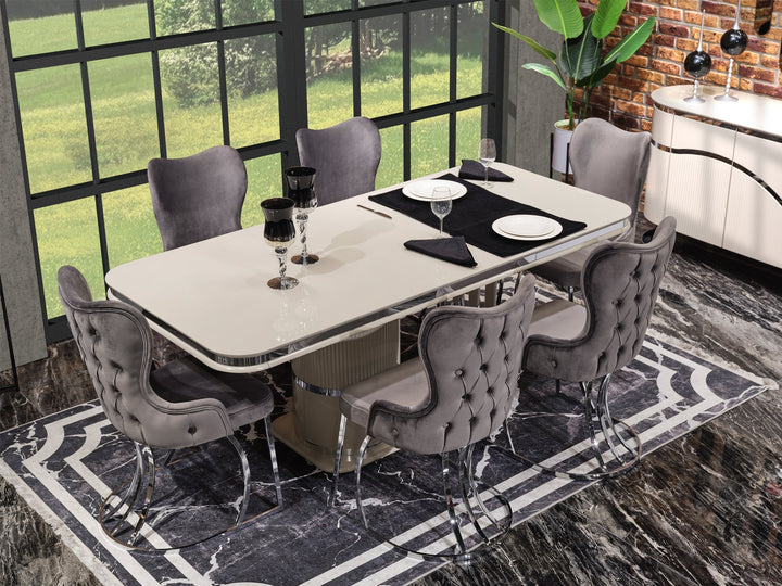 Pragka 8 Person Dining Room Set