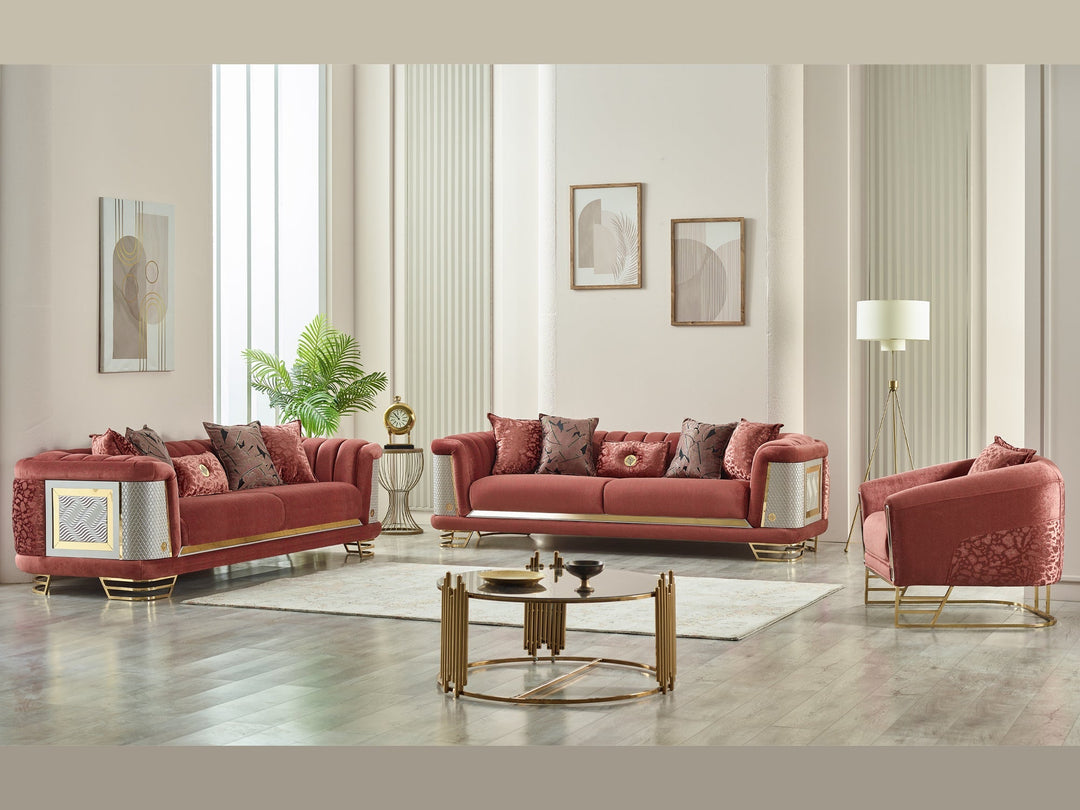 Romances 98" Wide Square Arm Sofa