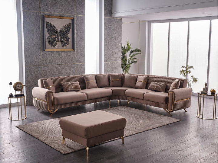 Royals 125" / 113" Wide Convertible Sectional