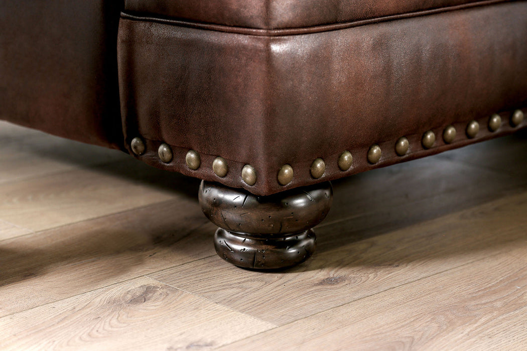 Fletcher Brown/Tan Sofa