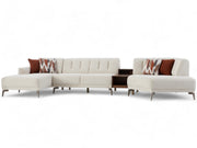 Atlanta Pearl 4-Piece Modular Sleeper Sectional from Bellona - DMV Furniture