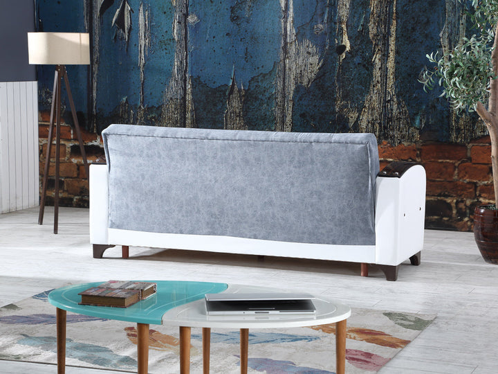 Senem 86" Wide Convertible Sofa