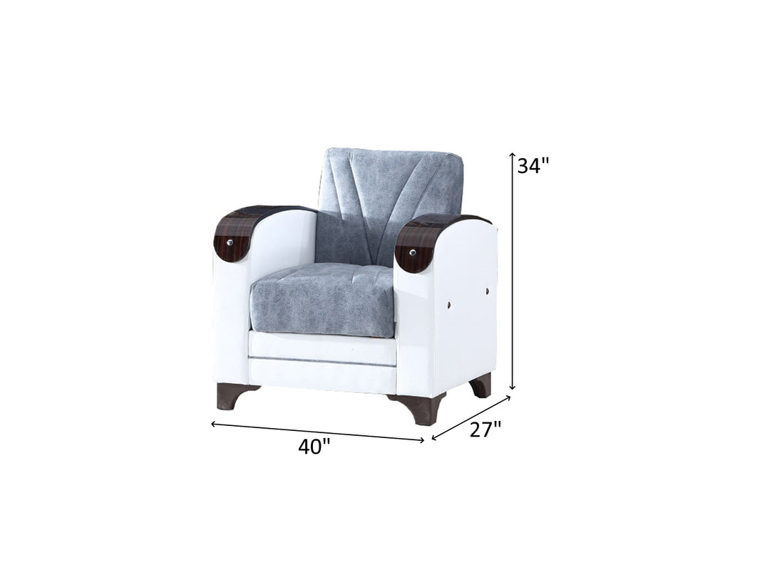 Senem 40" Wide Convertible Armchair