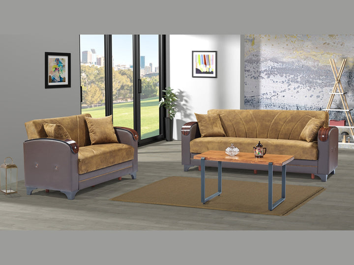 Senem 66" Wide Convertible Loveseat