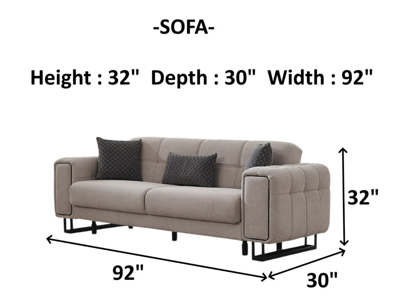 Nero Sim Living Room Set