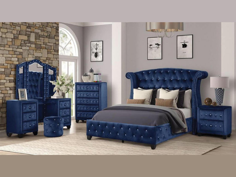 Sophia 27.5" Tall 2 Drawer Nightstand