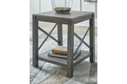Freedan Grayish Brown Lift-top Coffee Table, 2 End Tables and Console -  Ashley - DMV Furniture