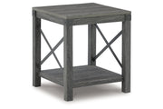 Freedan Grayish Brown Lift-top Coffee Table, 2 End Tables and Console -  Ashley - DMV Furniture