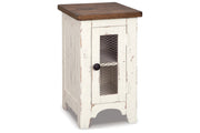 Wystfield White/Brown Coffee Table and Chairside End Table -  Ashley - DMV Furniture