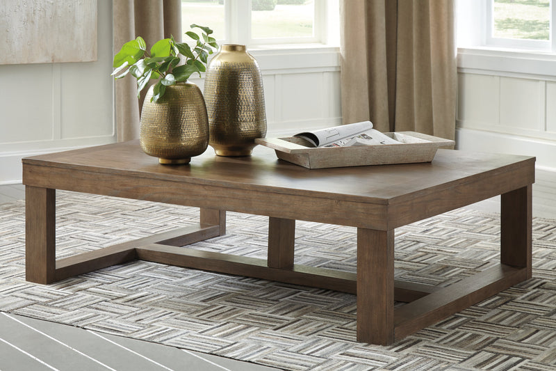 Cariton Coffee Table with 2 End Tables in Gray from Ashley - DMV Furniture