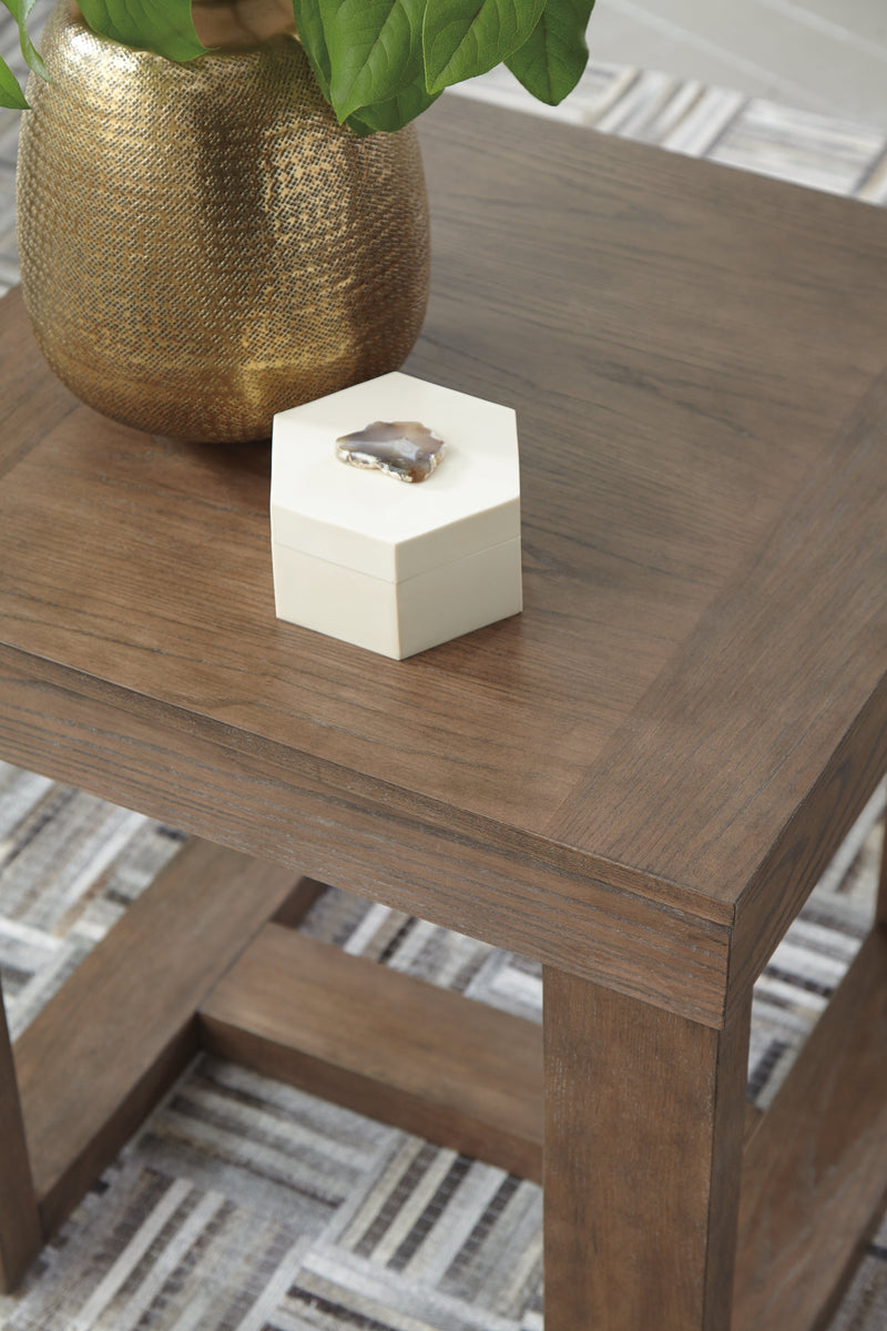 Cariton Coffee Table with 2 End Tables in Gray from Ashley - DMV Furniture