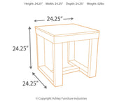 Watson Coffee Table with 2 End Tables in Dark Brown from Ashley - DMV Furniture