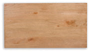 Kristiland Coffee Table with 2 End Tables in Light Brown from Ashley - DMV Furniture