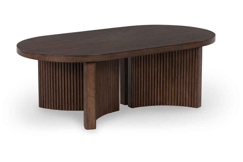 Korestone  Coffee Table and 2 End Tables -  Ashley - DMV Furniture