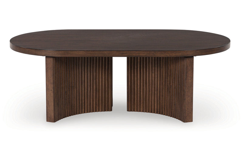 Korestone  Coffee Table and 2 End Tables -  Ashley - DMV Furniture