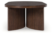 Korestone  Coffee Table and 2 End Tables -  Ashley - DMV Furniture