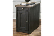 Tyler Creek Grayish Brown/Black Coffee Table and 2 Chairside End Tables -  Ashley - DMV Furniture