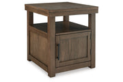 Boardernest Brown Coffee Table and 2 End Tables -  Ashley - DMV Furniture