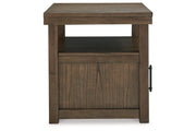 Boardernest Brown Coffee Table and 2 End Tables -  Ashley - DMV Furniture