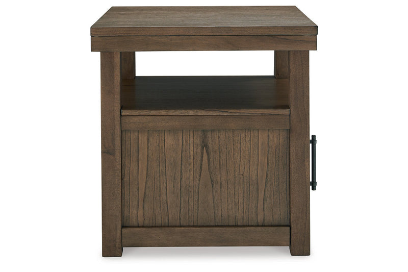 Boardernest Brown Coffee Table and 2 End Tables -  Ashley - DMV Furniture