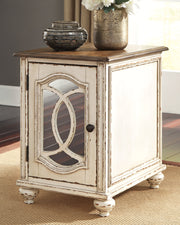Realyn White/Brown Coffee Table with 2 End Tables from Ashley - DMV Furniture