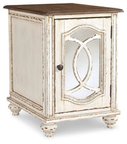 Realyn White/Brown Coffee Table with 2 End Tables from Ashley - DMV Furniture