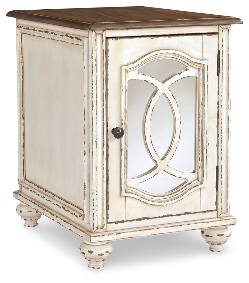 Realyn White/Brown Coffee Table with 2 End Tables from Ashley - DMV Furniture