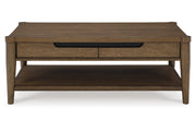 Roanhowe Brown Coffee Table and 2 End Tables -  Ashley - DMV Furniture