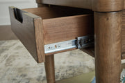 Roanhowe Brown Coffee Table and 2 End Tables -  Ashley - DMV Furniture