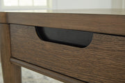 Roanhowe Brown Coffee Table and 2 End Tables -  Ashley - DMV Furniture