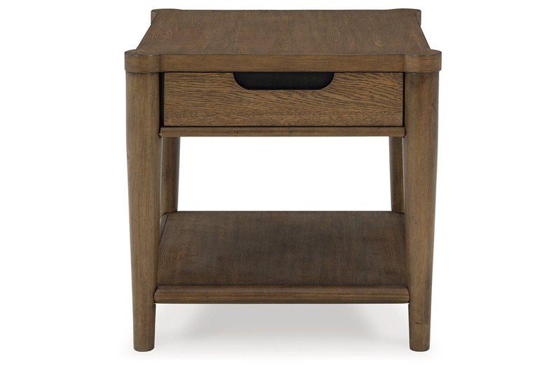 Roanhowe Brown Coffee Table and 2 End Tables -  Ashley - DMV Furniture