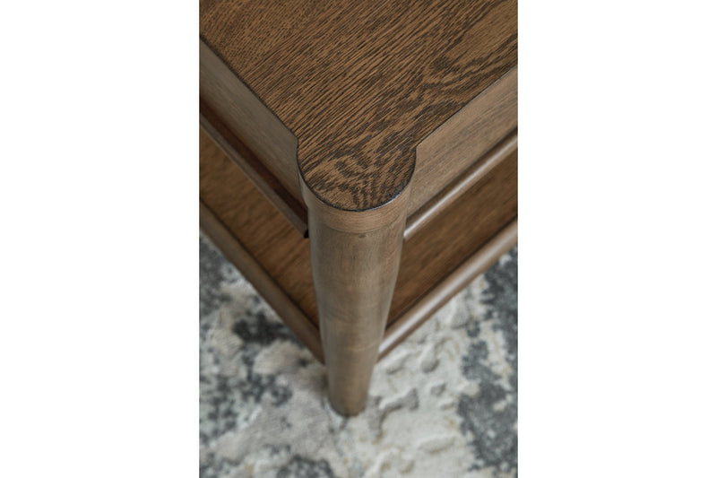 Roanhowe Brown Coffee Table and 2 End Tables -  Ashley - DMV Furniture