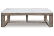 Loyaska Brown/Ivory Coffee Table and 2 End Tables -  Ashley - DMV Furniture