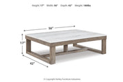 Loyaska Brown/Ivory Coffee Table and 2 End Tables -  Ashley - DMV Furniture