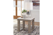 Loyaska Brown/Ivory Coffee Table and 2 End Tables -  Ashley - DMV Furniture