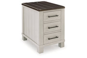 Darborn Gray/Brown Lift-top Coffee Table and 2 Chairside End Tables -  Ashley - DMV Furniture